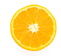 Orange isolated on white