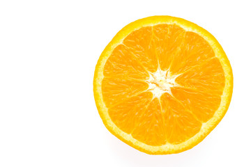 Orange isolated on white
