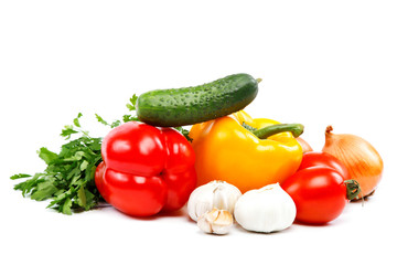 Healthy food. Fresh vegetables.