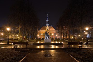 Gdańsk, Polska, pomnik Jana Heweliusza - obrazy, fototapety, plakaty
