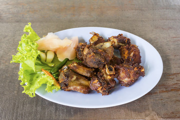 Fried Fermented Spare Ribs