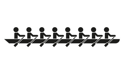 Rudern Achter © Piktoworld