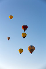 Cappadocia,  the flight with the balloon at sunrise