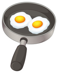 Fried eggs