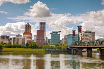 Fototapeta premium Downtown Portland cityscape
