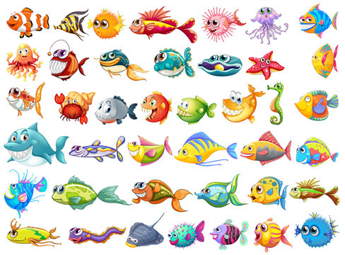 Fish Cartoon Images – Browse 385,036 Stock Photos, Vectors, and Video |  Adobe Stock