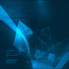 Futuristic HUD background