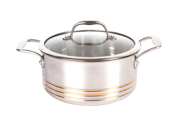metal pot with lid