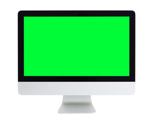 Fototapeta premium computer with blank screen for your own image