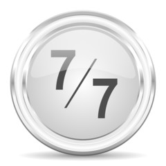 7 per 7 internet icon