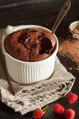 chocolate souffle