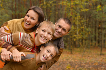 Fototapeta premium Happy family