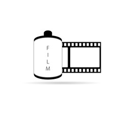 camera film icon vector illustration