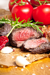 Saftiges steak fleisch
