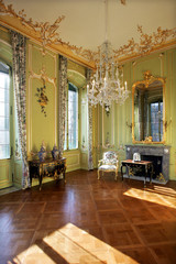 Papageiensaal im Schloss Wilhelmsthal bei Kassel