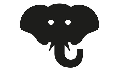 Elefant Kopf Frontal