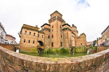 Castle Estense, City of Ferrara, province Emilia-Romagna