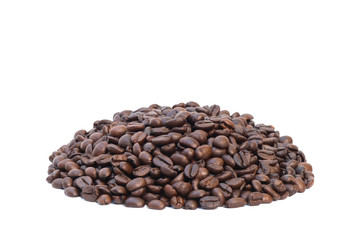 Coffee beans isolated