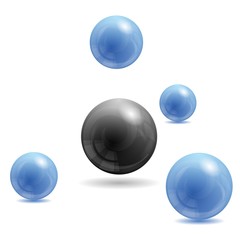 CH4 methane  molecule;