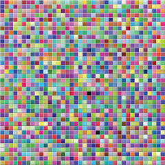 Colorful tile wall