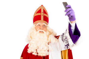 Sinterklaas taking Selfie