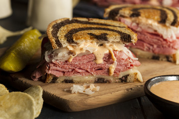 Homemade Reuben Sandwich © Brent Hofacker