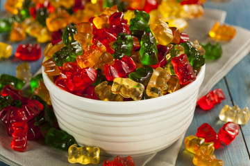 Colorful Fruity Gummy Bears