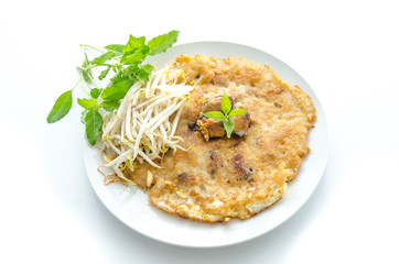 mussel fried in egg batter

