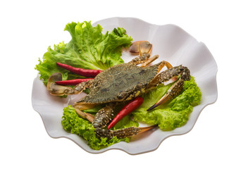 Raw crab