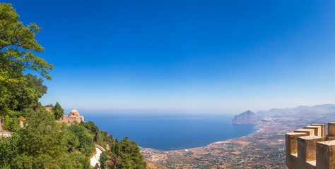 Erice, panorama