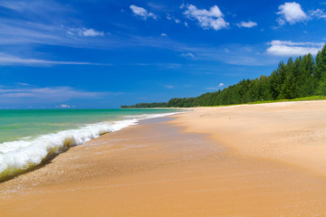 Beautiful beach at Andaman Sea in Thailand