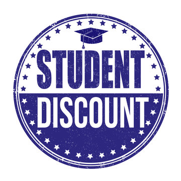 Student discount stamp