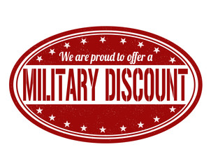 Military discount stamp