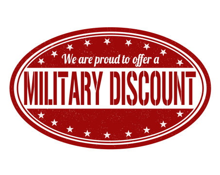 Military Discount Stamp