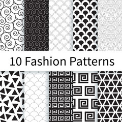 Fashion seamless patterns