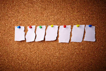 Blank torn paper