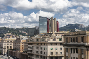 Fototapeta premium Genova dall'alto