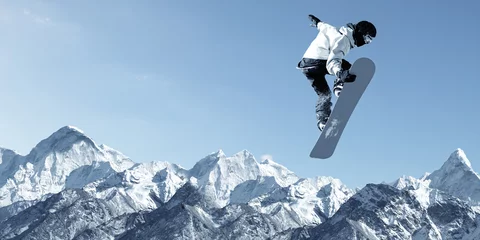  Snowboarding sport © Sergey Nivens