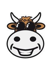 Kuh witzig Sonnenbrille