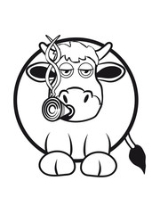 Kuh witzig kiffen Joint