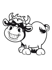 Kuh verrückt Sonnenbrille