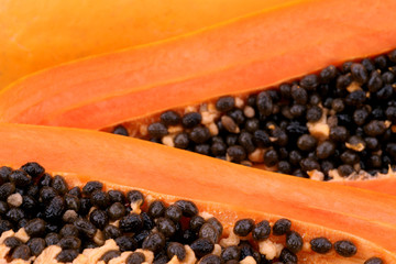 Ripe Papaya close-up