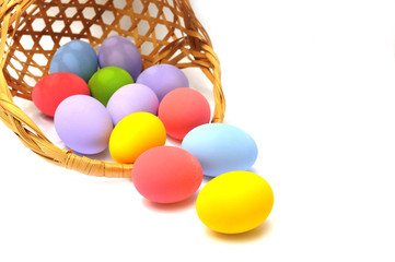 Easter basket spilling