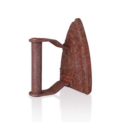 Old iron isolated