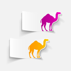 realistic design element: camel