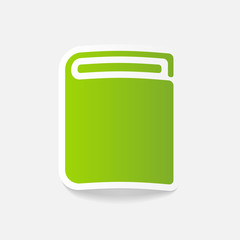 realistic design element: book