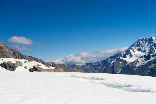 Snowy mountains