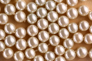 White pearl necklace