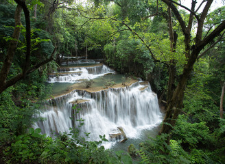 Beautiful waterfall in the forest