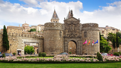 Alfonso VI Gate, Toledo. - obrazy, fototapety, plakaty